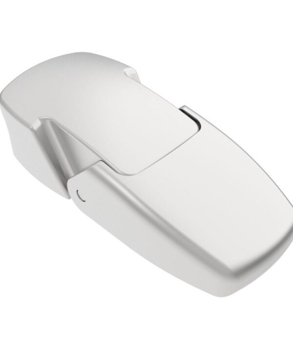 Southco Draw Latch, No Restriction, Large Size, 316 Stainless Steel, Electropolished, Polished