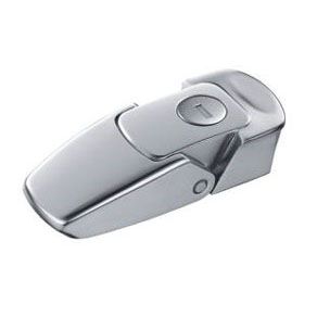 Southco Draw Latch, Key Locking, Large Size, Zinc Alloy, Chrome Plated, Bright